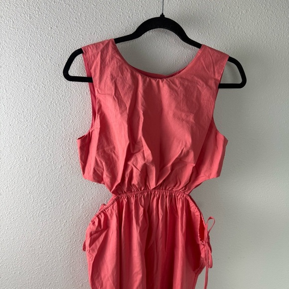 New Rails Yvette Midi Dress Spiced Coral Cut Out NWT Boho Casual Women’s Small - Picture 5 of 16